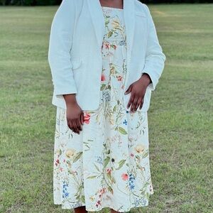 spaghetti strap, floral dress